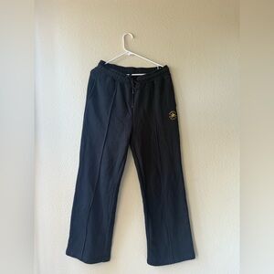 Converse Black Joggers with Gold Logo